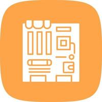 Motherboard Creative Icon Design vector