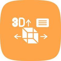 3D Design Creative Icon Design vector