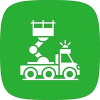 Ladder Truck Creative Icon Design vector