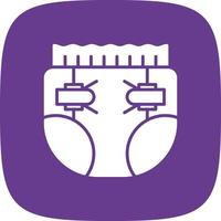 Diaper Creative Icon Design vector