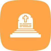 Tomb Creative Icon Design vector