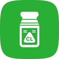 Chlorine Creative Icon Design vector