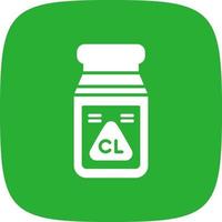 Chlorine Creative Icon Design vector