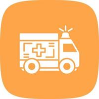 Ambulance Creative Icon Design vector