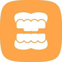 Denture Creative Icon Design vector