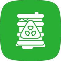 Toxic Waste Creative Icon Design vector