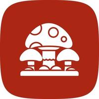 Mushroom Creative Icon Design vector