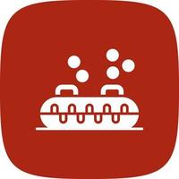 Inflatable Sled Creative Icon Design vector