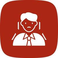 Nervous Creative Icon Design vector