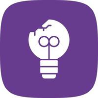 Light Bulb Creative Icon Design vector