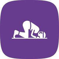 Sujud Creative Icon Design vector