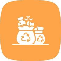 Garbage Creative Icon Design vector