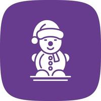 Snowman Creative Icon Design vector