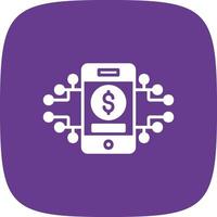 Digital Money Creative Icon Design vector