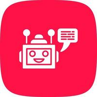 Chatbot Creative Icon Design vector