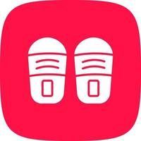 Slippers Creative Icon Design vector