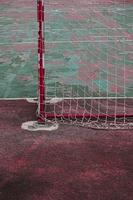 old abandoned street soccer goal sports equipment photo