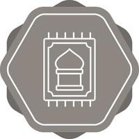 Prayer Rug Vector Icon