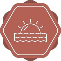 Sunset Vector Icon