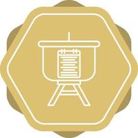 Menu Presentation Vector Icon