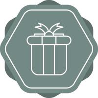 icono de vector de caja de regalo