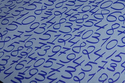 Background of numbers. from zero to nine. Numbers texture. Finance data concept. Mathematic. Seamless pattern with numbers. financial crisis concept. Business success. photo