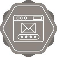 Mail Code Vector Icon