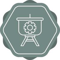 Setting Presentation Vector Icon