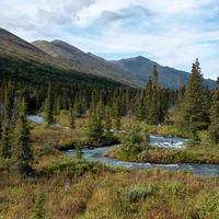 Nature landscape in Alaska photo