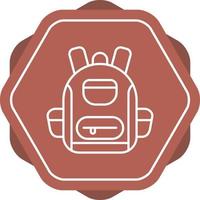 Backpack Vector Icon