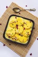 Bread Rasmalai is the tweaked version of traditional Ras malai using bread slices instead of paneer photo
