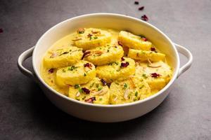 Bread Rasmalai is the tweaked version of traditional Ras malai using bread slices instead of paneer photo