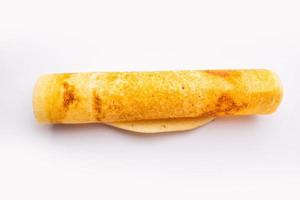 un dosa, también llamado dosai, dosey o dosha, es un panqueque delgado en la cocina del sur de la India foto