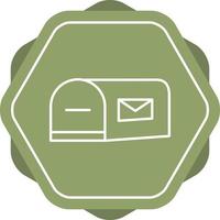 Unique Letterbox Vector Line Icon