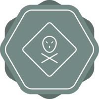 Unique Hazard Vector Line Icon