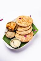 Til Gul roti for Makar Sankranti. Sweet Chapati, poli made using Sesame seeds, jaggery photo