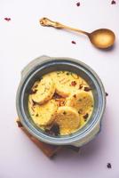 Bread Rasmalai is the tweaked version of traditional Ras malai using bread slices instead of paneer photo