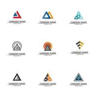 Arrow vector illustration icon set logo design