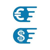 logotipo de dinero y diseño de iconos ilustración vectorial vector