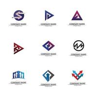 Arrow vector illustration icon set logo design