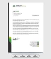 Free letterhead design template vector