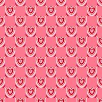patrones sin fisuras con fondo de corazones vector