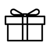 Gift box with ribbon icon. Simple element symbol for template design. Can be used for website and mobile application. Vector. vector