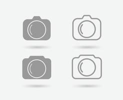 Camera sign and symbol. Photo icon or image icon. Vector. vector