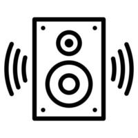Speaker icon. Simple element symbol for template design. Can be used for website and mobile application. Vector. vector