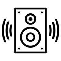 Speaker icon. Simple element symbol for template design. Can be used for website and mobile application. Vector. vector