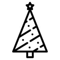 Christmas tree icon. Simple element symbol for template design. Can be used for website and mobile application. Vector. vector