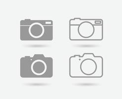 Camera sign and symbol. Photo icon or image icon. Vector. vector