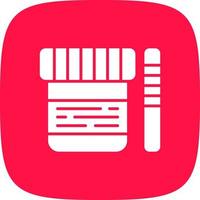 Urine Test Creative Icon Design vector