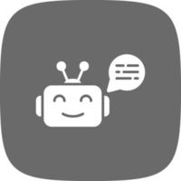 Chatbot Creative Icon Design vector